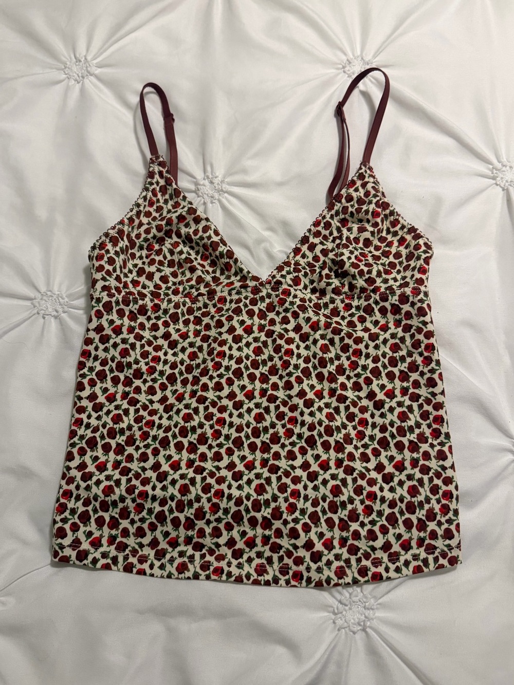 our from under floral tank